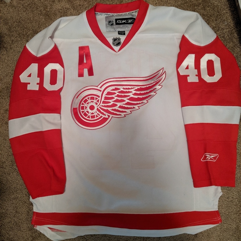 Detroit Red Wings Zetterberg Reebok Jersey Large